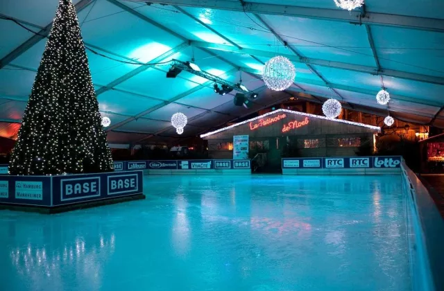 Patinoire glace naturelle