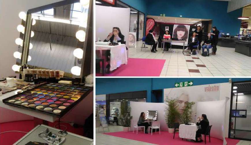 Comptoirs beauté en centre commercial !