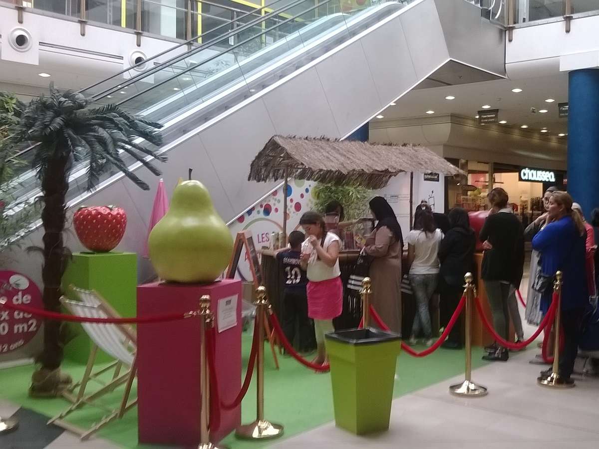 Animation événementielle Bar à Smoothies - Animation Bar à Smoothies pour centre commercial