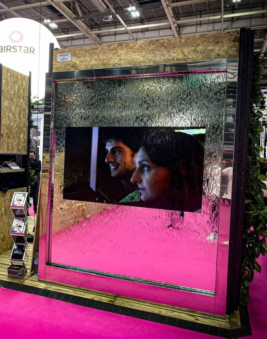 Animation mur d'eau pour vos événements d'entreprise