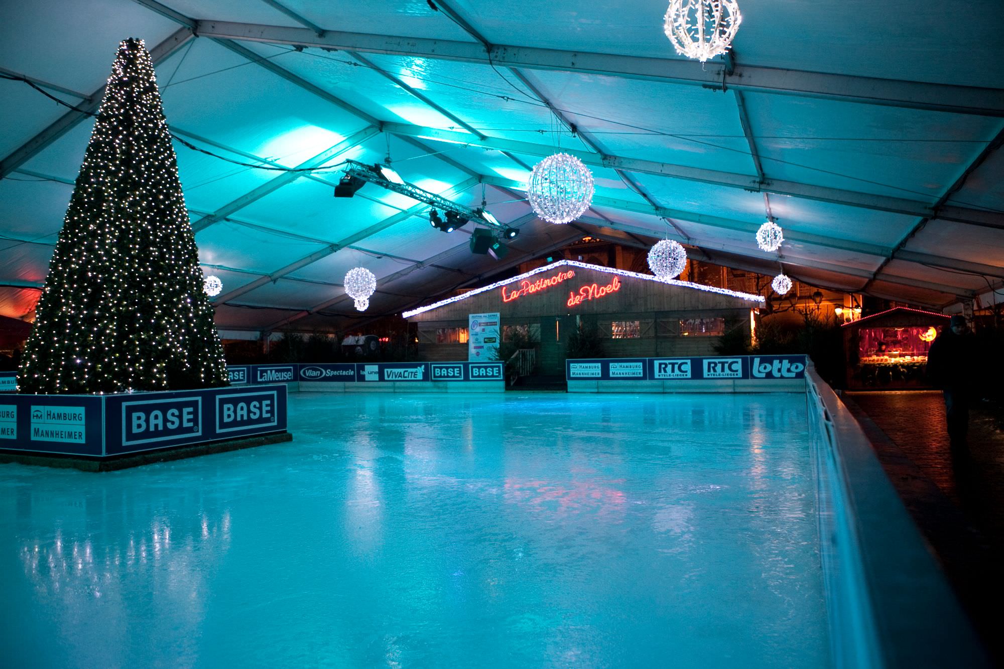 Animation patinoire glace