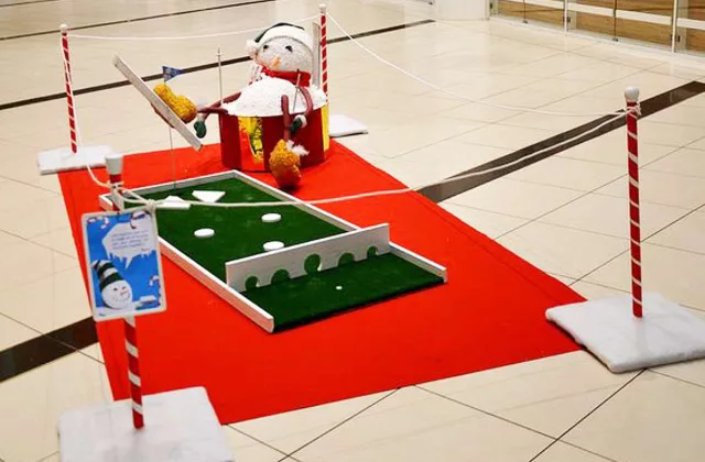 Location Mini Golf des Neiges pour Evénementiel - Mini golf décor enneigé pour vos événements