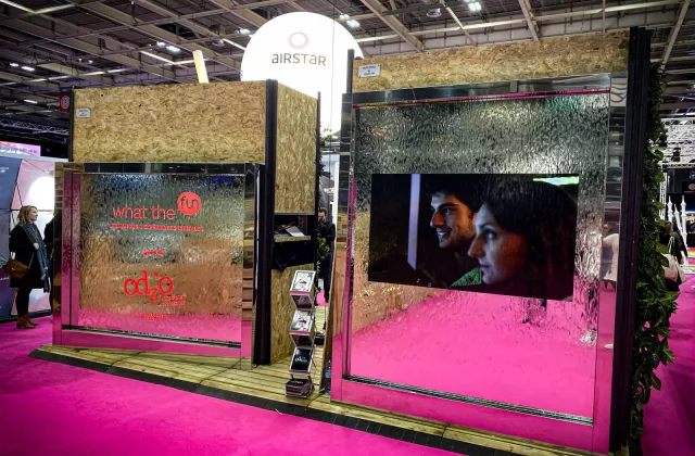 Animation mur d'eau pour vos événements d'entreprise