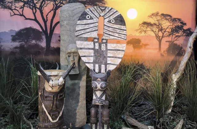 Location de décoration sur le thème du continent Africain