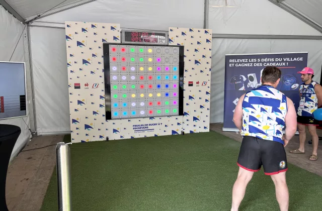 Animation mur intéractif pour événement d'entreprise