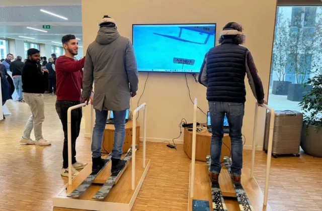 Animation simulateur de ski VR